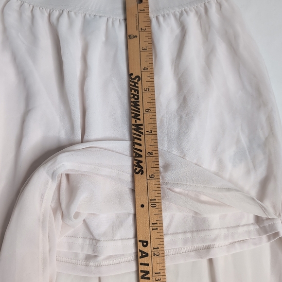 H&M Blush Pink Maxi Skirt with Side Slit, Size 4 - Picture 6 of 7